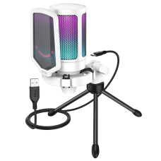 Микрофон Fifine RGB AMPLIGAME A6VW White